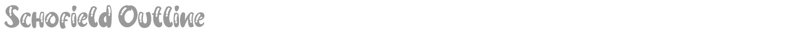Schofield font preview
